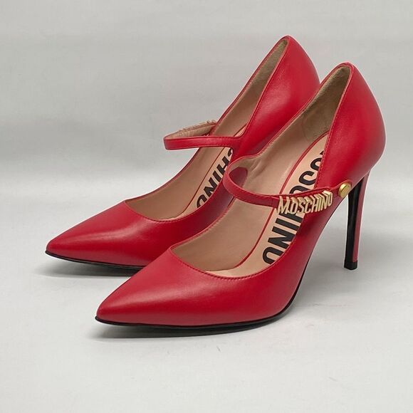 Moschino Leather Mary Jane Pump size 36 - Picture 7 of 16